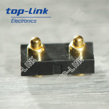SMT Pogo Pin Connector com 2 contactos, com mola carregada